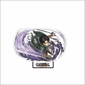 Anime Ataka Titan Levi Mikasa Varžovų Akermano Eren Yeager Armin Akrilo Stovi Paveikslas Modelis Plokštės Apdaila Cosplay Dovanos