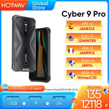 Hotwav Cyber 9 Pro 4G Patikima Išmanųjį telefoną Gel P60 Octa Core 6.3