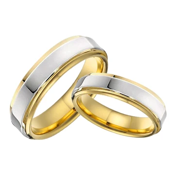JAV dydis nuo 5 iki 15 vakarų titano bižuterijos pora vestuvių žiedai vyrams ir moterims Aljanso MEILĖS, santuokos piršto žiedą