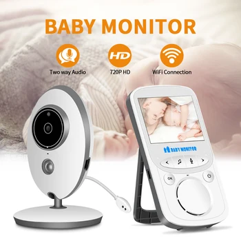 Kūdikio stebėjimo HD naktinio matymo dvipusis Garso Ryšys IR 24h Nešiojamų Kūdikių Kamera VB605 Wireless 2,4 colių LCD Vaizdo dispaly Auklė Baby