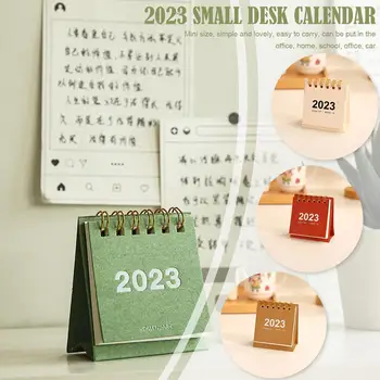 Naujas 2023 Ins Retro Stiliaus Kalendorių Paprasta Planuotojas Stalas Dienoraštis Mokyklos Paprastas Prekių Kalendorius Apdailos Biuro Stalas E8g4
