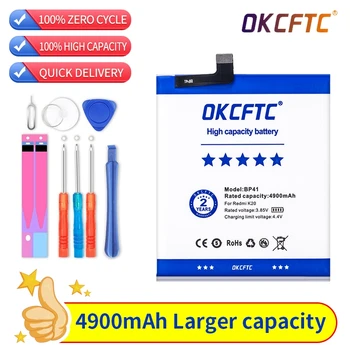 OKCFTC Originalus BP41 4900mAh Baterija Xiaomi Redmi K20 K20 Pro / Xiaomi Mi 9T T9 Pro BP41 Pakeitimo Baterijas +Įrankiai
