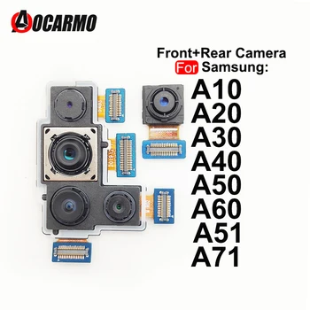 Pagrindiniai Didelis Galinio Vaizdo Kamera Modulis Ir Priekinės Kameros Flex Kabelis Samsung Galaxy A10 A20 A30 A40 A50 A51 A60 A71 Pakeitimo Dalis