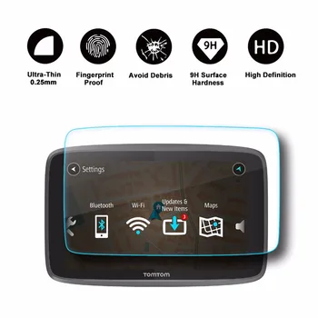 RUIYA screen protector, TomTom Go 620 6200 6250 6inch gps navigacijos ekranas,9H kietumu grūdintas stiklas ekrano apsauginės plėvelės