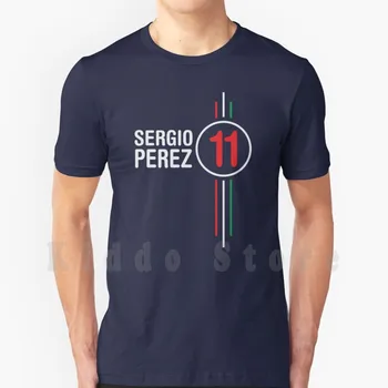 Sergio Perez Logotipas Autosporto Lenktynių Marškinėliai Medvilnės Vyrai 