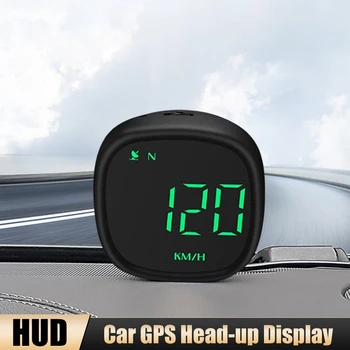 Smart Head Up Display LED Auto Spidometras Automobilių Skaitmeninio Signalo Priminimas GPS HUD Gabaritas Automobilių Reikmenys, Automobilių Valtis Motociklas