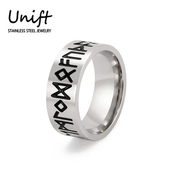 Unift Amuletas Viking Rune Žiedas Vyrams Iš Nerūdijančio Plieno Retro Žiedą, Šaliai, Papuošalai, Sužadėtuvių Jubiliejų Dovana 2022